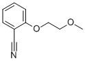 Structure of BENZONITRILE,2-(2-METHOXYETHOXY)-