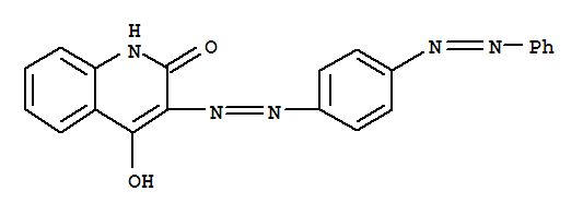 Structure of Disperse Yellow  56