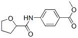 BENZOIC ACID 4-[[(TETRAHYDRO-FURAN-2-YL)CARBONYL]AMINO]-,METHYL ESTER结构式