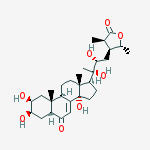 Structure of (22R,24S,25R,28R)-2β,3β,14,20,22,28-Hexahydroxy-6-oxo(26-13C)-5β-stigmasta-7-ene-26-oic acid γ-lactone