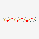 Structure of Heptasiloxane, 1,1,1,3,3,5,5,7,7,9,9,11,11,13,13,13-hexadecamethyl-