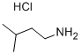 Structure of 1-AMINO-3-METHYLBUTANE HYDROCHLORIDE
