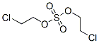 bis(2-chloroethyl) sulphate结构式
