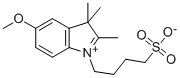 5-METHOXY-2,3,3-TRIMETHYL-1-(4-SULFOBUTYL)-INDOLIUM INNER SALT结构式