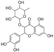 Structure of 2-(3,4-dihydroxyphenyl)-5,7-dihydroxy-3-(3,4,5-trihydroxy-6-methyl-oxa n-2-yl)oxy-chroman-4-one