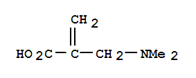 2-[(dimethylamino)methyl]prop-2-enoic acid结构式