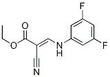 Structure of (E)-ethyl 2-cyano-3-(3,5-difluorophenylamino)acrylate