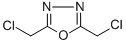 Structure of 2,5-BISCHLOROMETHYL-1,3,4-OXADIAZOLE