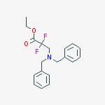 Structure of ETHYL 3-(DIBENZYLAMINO)-2,2-DIFLUOROPROPANOATE