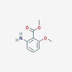 Benzoic acid, 2-amino-6-methoxy-, methyl ester结构式