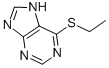 Structure of 6-(ethylthio)-purin