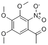 2-硝基-3,4,5-三甲氧基苯乙酮结构式