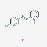 2-[(E)-2-(4-chlorophenyl)ethenyl]-1-methyl-1,2-dihydropyridine结构式