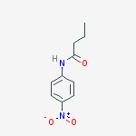 Structure of N-(4-nitrophenyl)butanamide