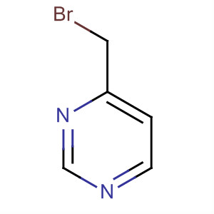 Structure of Pyrimidine, 4-(bromomethyl)-