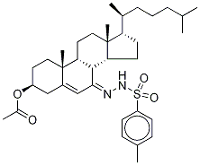 Structure of 7-p-Toluenesulfonylhydrazide Cholesterol 3-Acetate