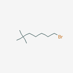 Heptane, 1-bromo-6,6-dimethyl-结构式