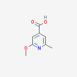 2-methoxy-6-methylisonicotinic acid结构式