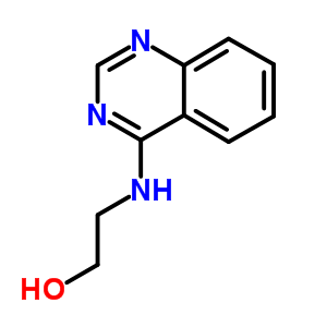 Structure of 2-(quinazolin-4-ylamino)ethanol
