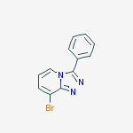 Structure of 8-Bromo-3-phenyl-[1,2,4]triazolo[4,3-a]pyridine
