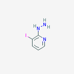 Structure of 2-Hydrazinyl-3-iodopyridine