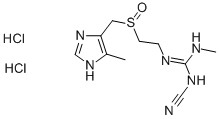 Structure of CIMETIDINE SULPHOXIDE DIHYDROCHLORIDE