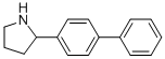 Structure of 2-BIPHENYL-4-YL-PYRROLIDINE