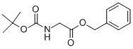 Structure of TERT-BUTOXYCARBONYLAMINO-ACETIC ACID BENZYL ESTER