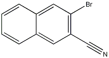 Structure of 2-Bromo-3-cyanonaphthalene