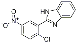 1H-BENZIMIDAZOLE, 2-(2-CHLORO-5-NITROPHENYL)-结构式