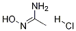 Structure of (1E)-N'-hydroxyethanimidamide hydrochloride (1:1)