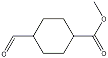 (1R,4R)-4-甲酰基环己烷羧酸甲酯结构式