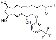 Structure of [3H]-Travoprost acid