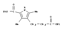 Structure of Ethyl 2,4-dimethyl-5-(ethoxycarbonyl)-3-pyrrolepropionate