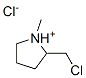 2-(chloromethyl)-1-methylpyrrolidinium chloride结构式