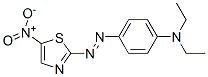 N,N-Diethyl-4-[(5-nitro-2-thiazolyl)azo]benzenamine结构式