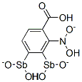 4-(Dihydroxy(oxido)stibino)-2-(hydroxy(oxido)amino)benzoic acid结构式