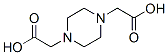 Structure of piperazine-1,4-diacetic acid