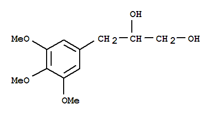 1,2-Propanediol,3-(3,4,5-trimethoxyphenyl)-结构式