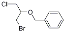 Structure of Benzene, [[2-bromo-1-(chloromethyl)ethoxy]methyl]-