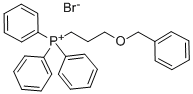 Structure of (3-BENZYLOXYPROPYL)TRIPHENYLPHOSPHONIUM BROMIDE