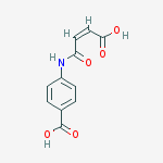 Structure of (Z)-4-(3-carboxyacrylamido)benzoic acid