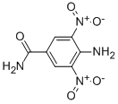 4-氨基-3,5-二硝基苯甲酰胺结构式