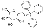 6-O-TRIPHENYLMETHYL-ALPHA-D-GLUCOPYRANOSE结构式