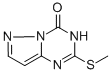 Structure of 2-(methylthio)-3,4-dihydropyrazolo[1,5-a][1,3,5]triazin-4-one