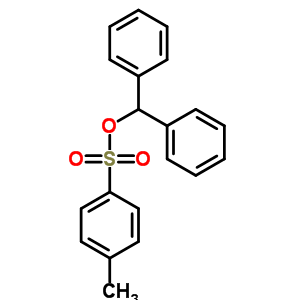 diphenylmethyl 4-methylbenzenesulfonate结构式