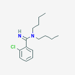 Structure of N,N-dibutyl-2-chlorobenzenecarboximidamide