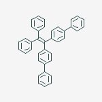 1-[2,2-diphenyl-1-(4-phenylphenyl)ethenyl]-4-phenylbenzene结构式