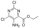 Structure of ethyl 5-aMino-2,6-dichloropyriMidine-4-carboxylate