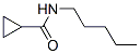 Structure of CYCLOPROPANECARBOXAMIDE,N-PENTYL-